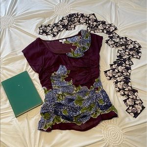 Anthropologie We ❤️ Vera Top NWOT